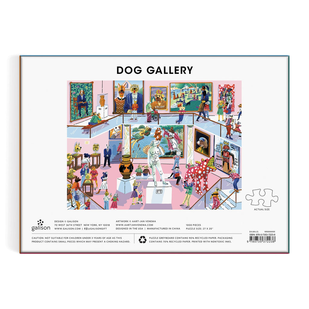  Galison Dogs with Jobs Puzzle, 500 Pieces, 20” x 20” – Jigsaw  Puzzle Featuring an Amusing Illustration of Dogs – Thick, Sturdy Pieces,  Challenging Family Activity, Great Gift Idea : Galison