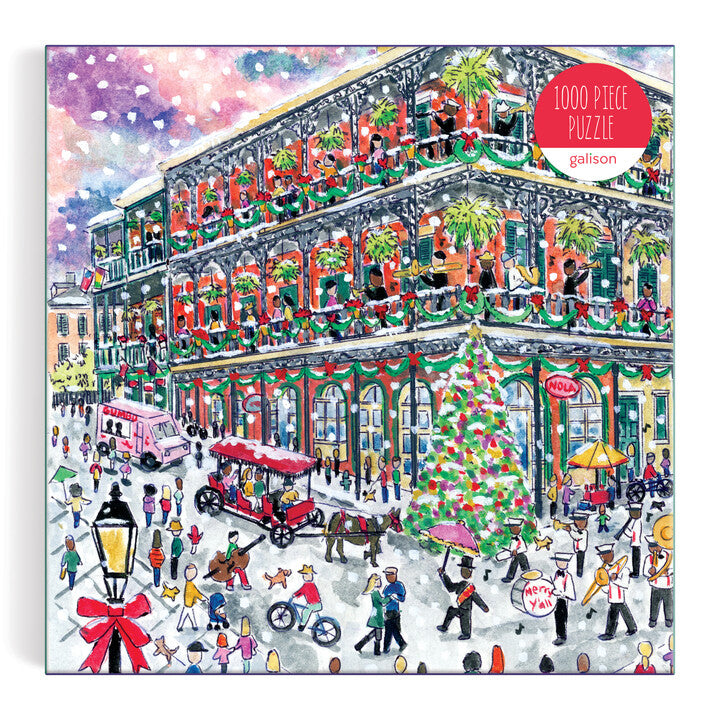 Michael Storrings Christmas in New Orleans 1000 Piece Puzzle