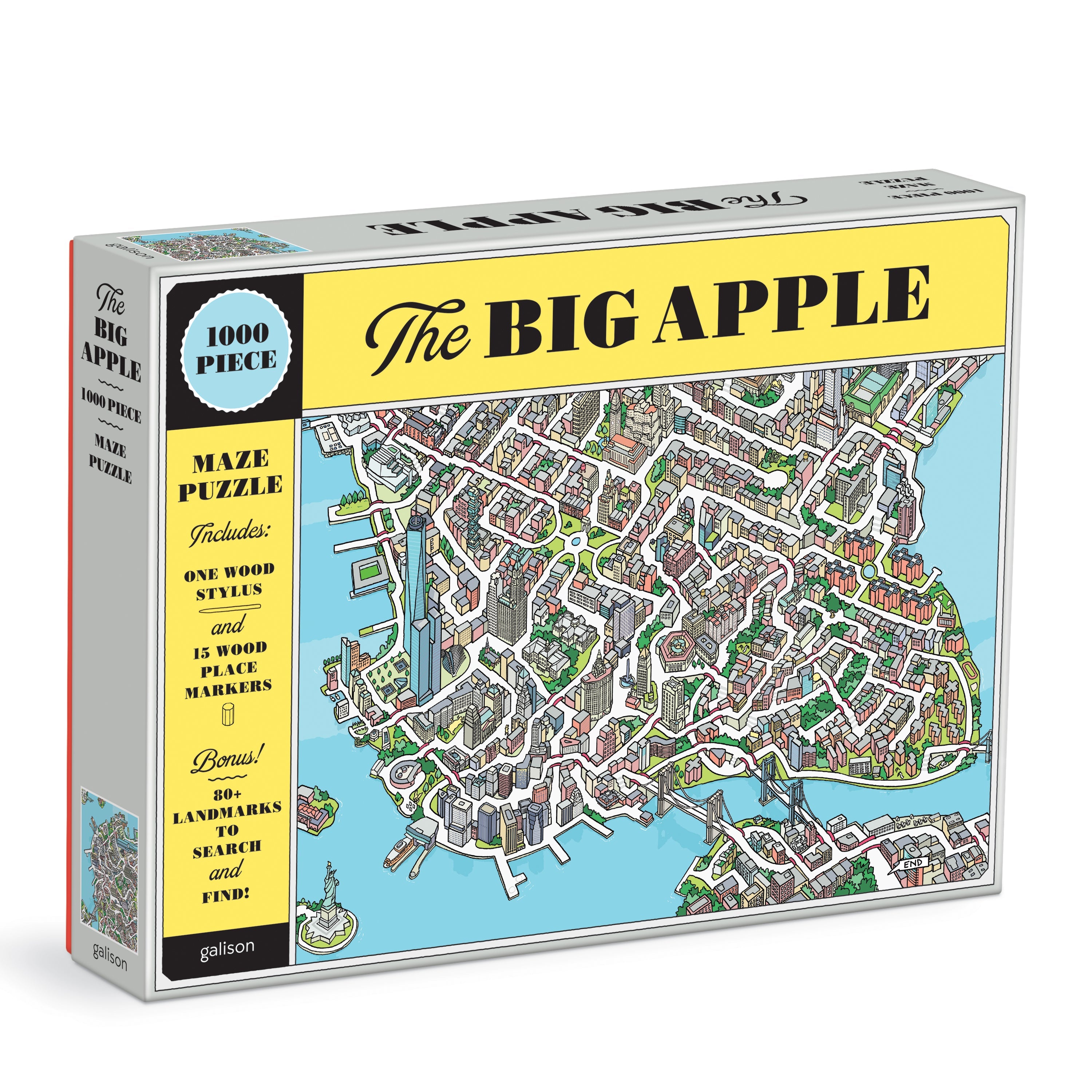 The Big Apple 1000 Piece Maze Puzzle