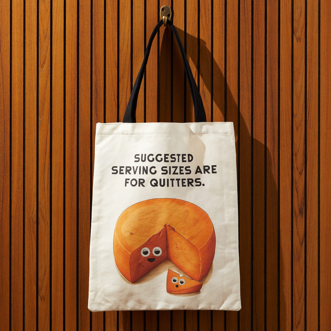 Googly Food Canvas Tote