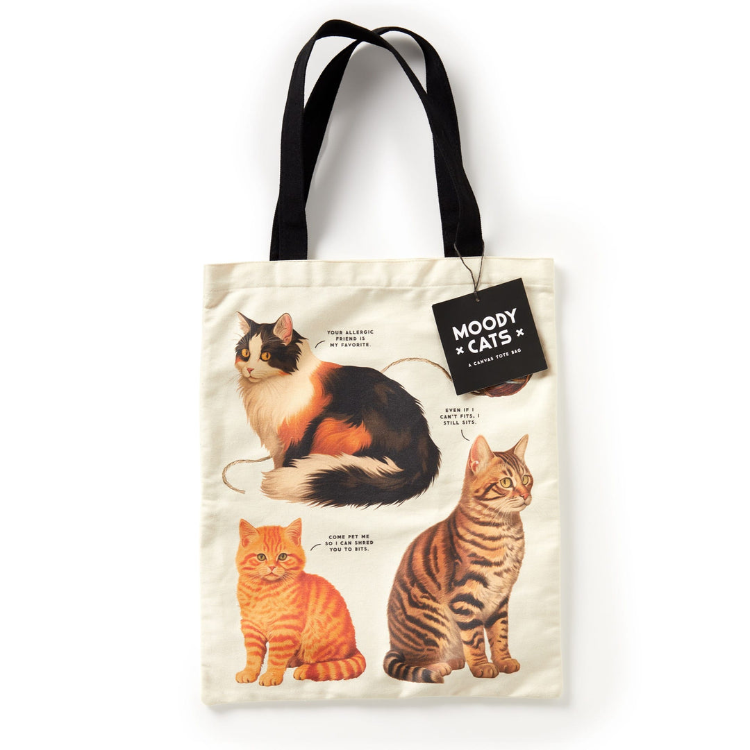 Moody Cats Canvas Tote