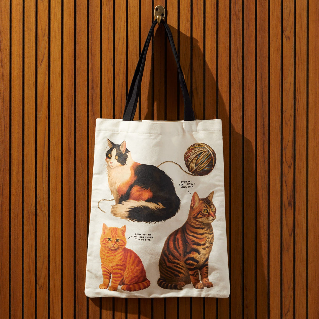 Moody Cats Canvas Tote