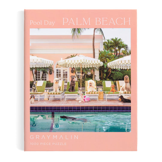 Gray Malin Pool Day Palm Beach 1000 Piece Book Box Puzzle