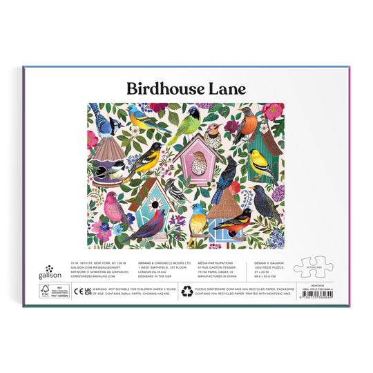 Birdhouse Lane 1000 Piece Puzzle