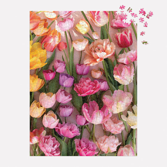 Ephemeral Tulips 1000 Piece Puzzle