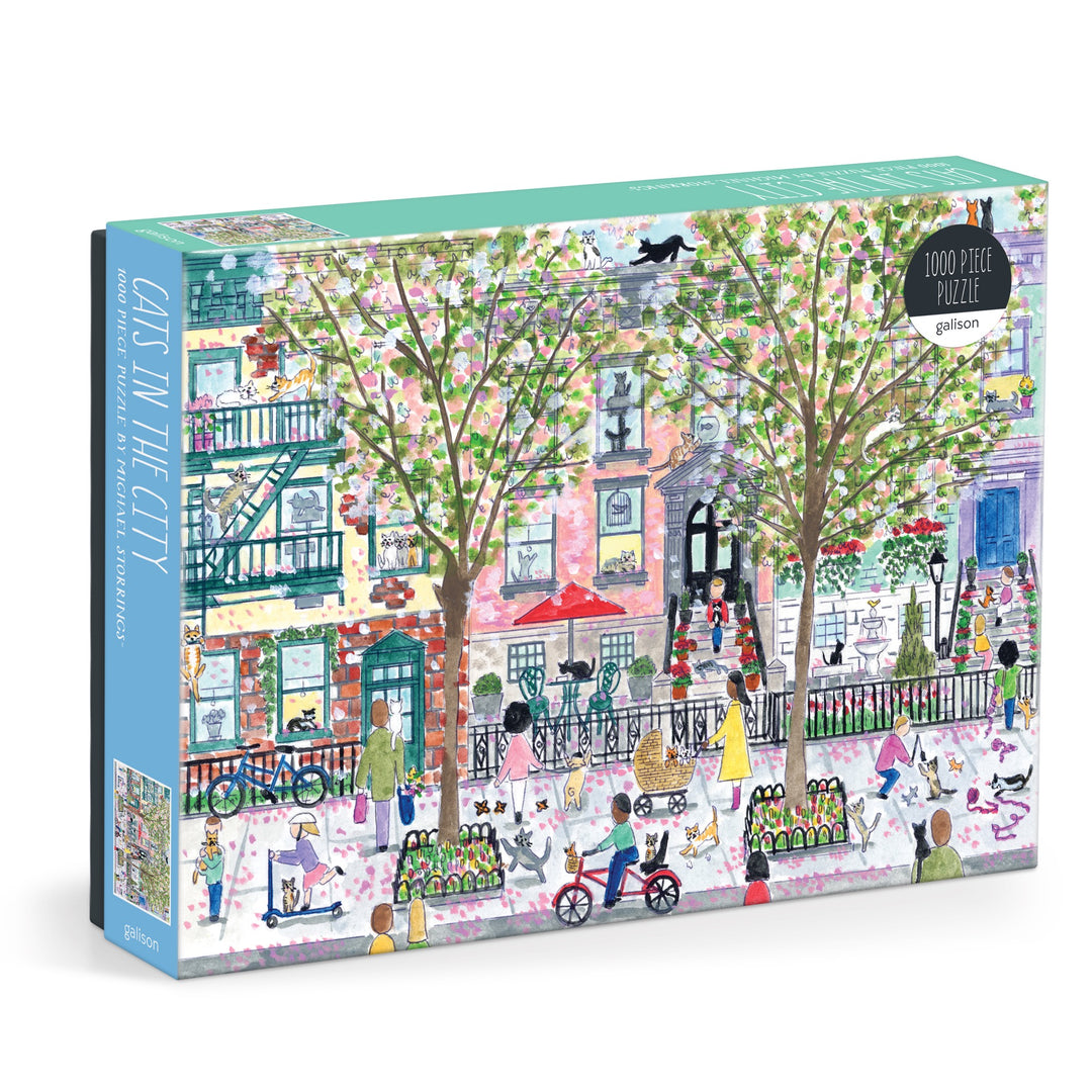 Michael Storrings Cats in the City 1000 Piece Puzzle