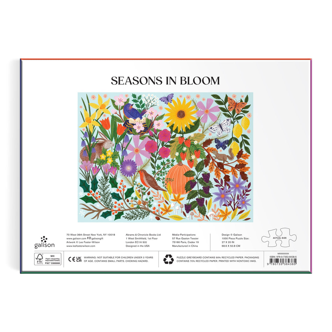 Seasons in Bloom 1000 Piece Puzzle