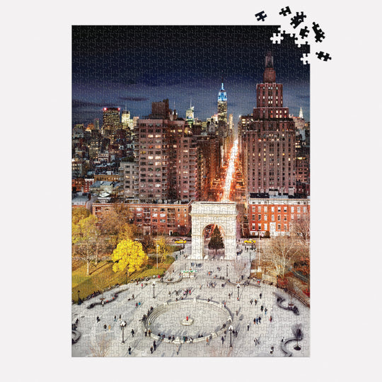 Stephen Wilkes Day To Night Washington Square Park 1000 Piece Puzzle