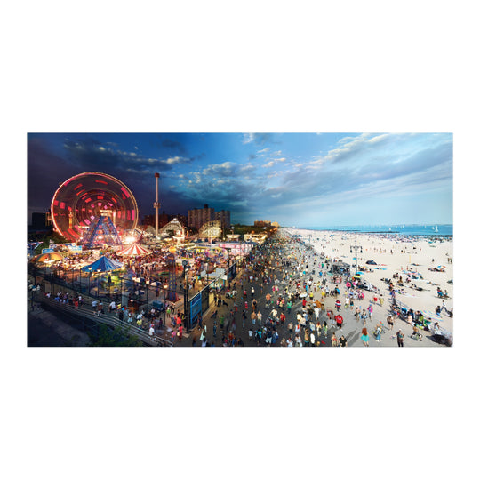 Stephen Wilkes Day To Night Coney Island 1500 Piece Puzzle