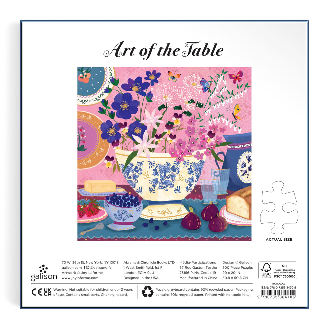 Joy Laforme Art of the Table 500 Foil Piece Puzzle