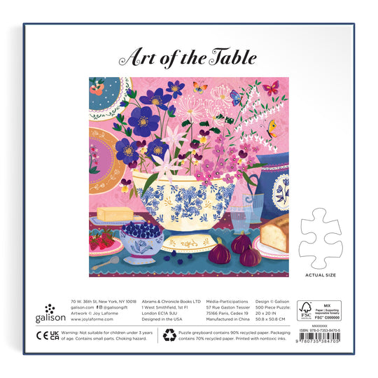 Joy Laforme Art of the Table 500 Foil Piece Puzzle