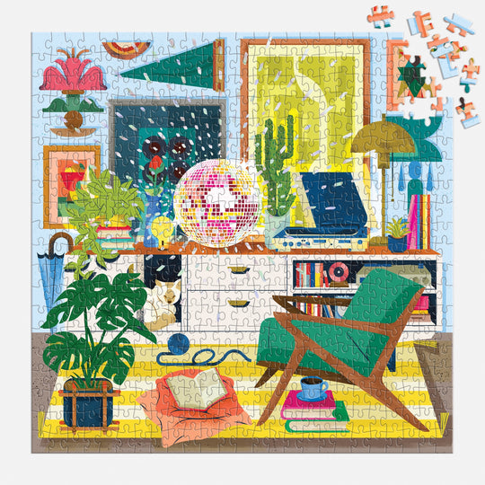 Disco Life 500 Piece Foil Puzzle