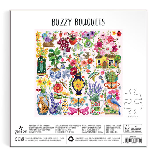 Buzzy Bouquets 500 Piece Puzzle