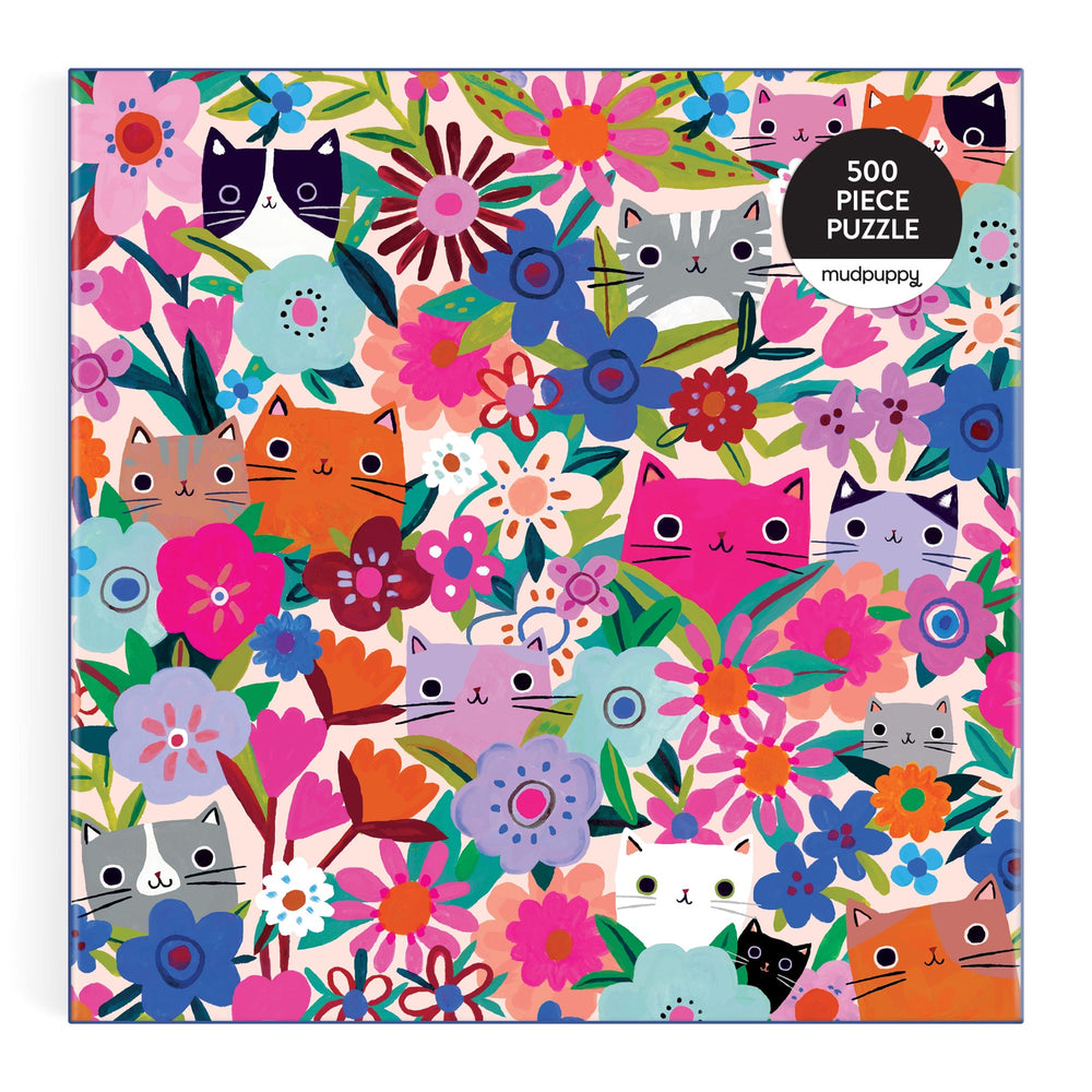 Blooming Cats 500 Piece Puzzle