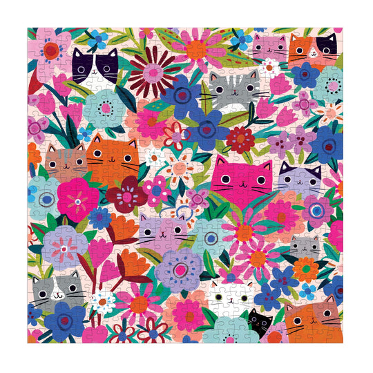 Blooming Cats 500 Piece Puzzle