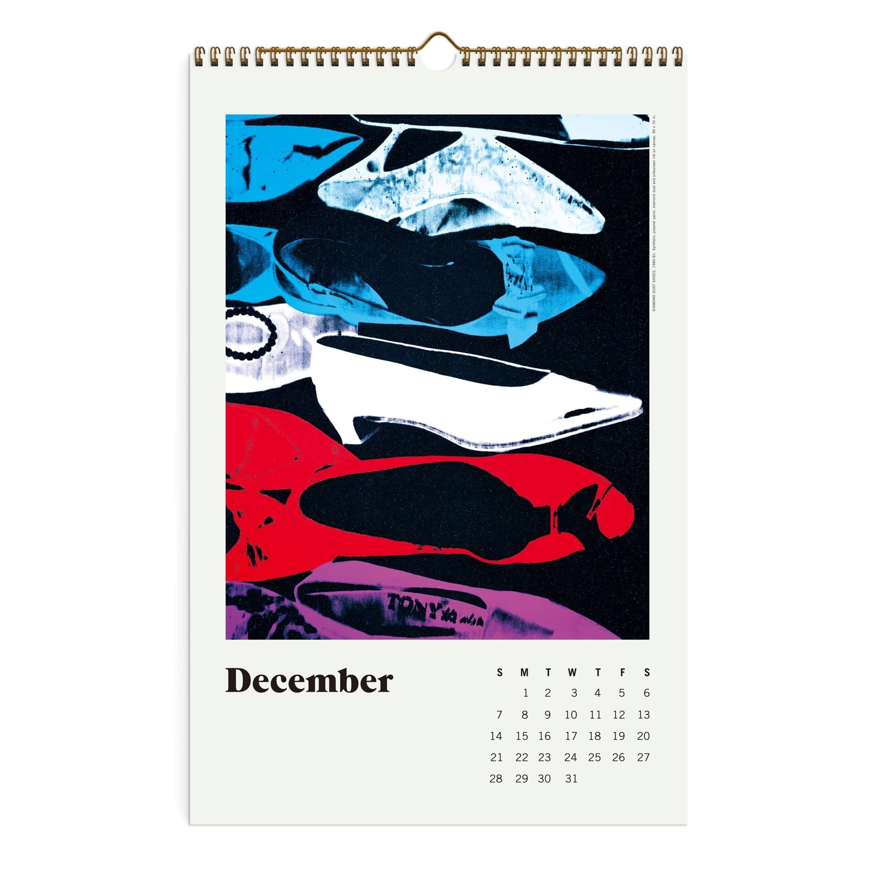 Andy Warhol 2025 Wall Calendar Galison