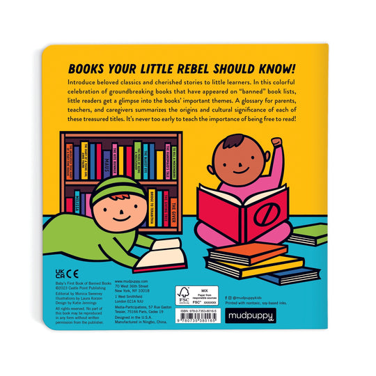 Baby's First Book of Banned Books Board Book Laura Korzon 