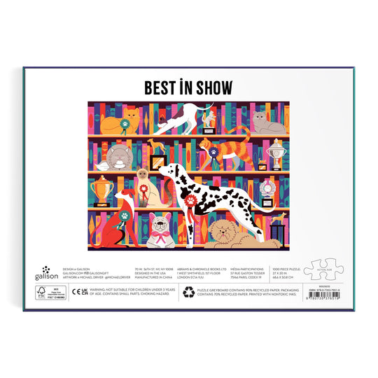 Best In Show 1000 Piece Puzzle 1000 Piece Puzzles Michael Driver 