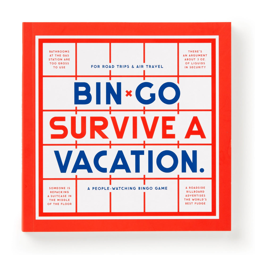 Bin-Go Survive a Vacation Bingo Book – Galison