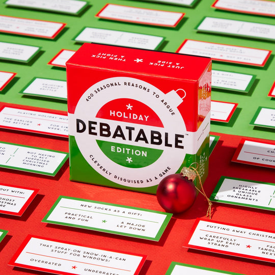 Debatable Holiday Edition Social Game Games Brass Monkey Goods 