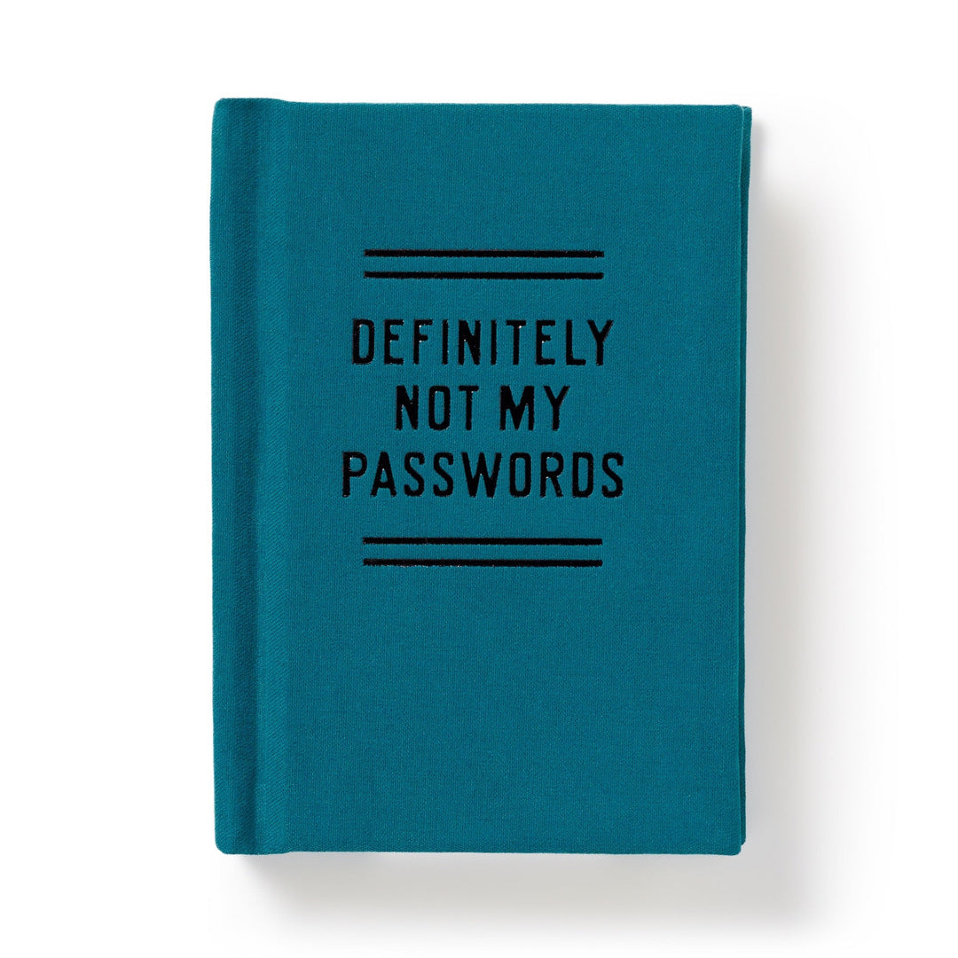 Definitely Not My Passwords - Password Diary Journal Brass Monkey Goods 