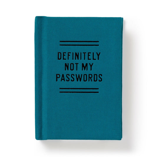 Definitely Not My Passwords - Password Diary Journal Brass Monkey Goods 