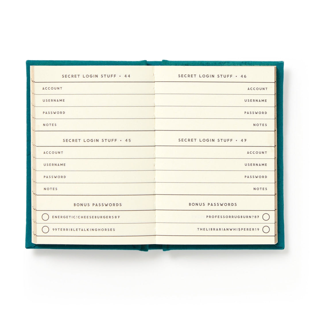 Definitely Not My Passwords - Password Diary Journal Brass Monkey Goods 