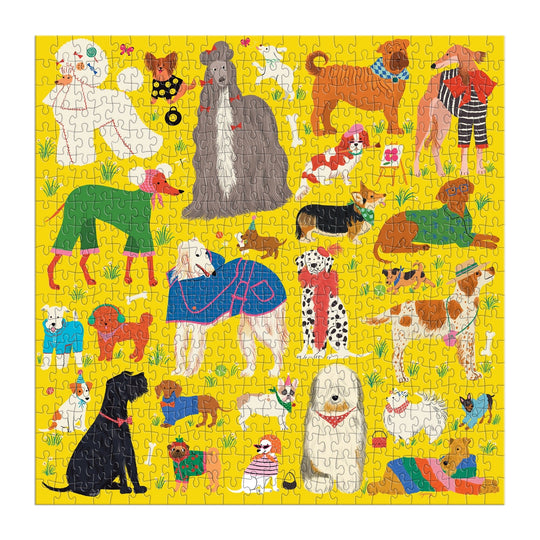 Fashionable Dogs 500 Piece Puzzle Jigsaw Puzzle Ayang Cempaka 