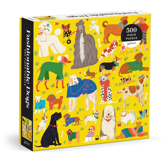 Fashionable Dogs 500 Piece Puzzle Jigsaw Puzzle Ayang Cempaka 