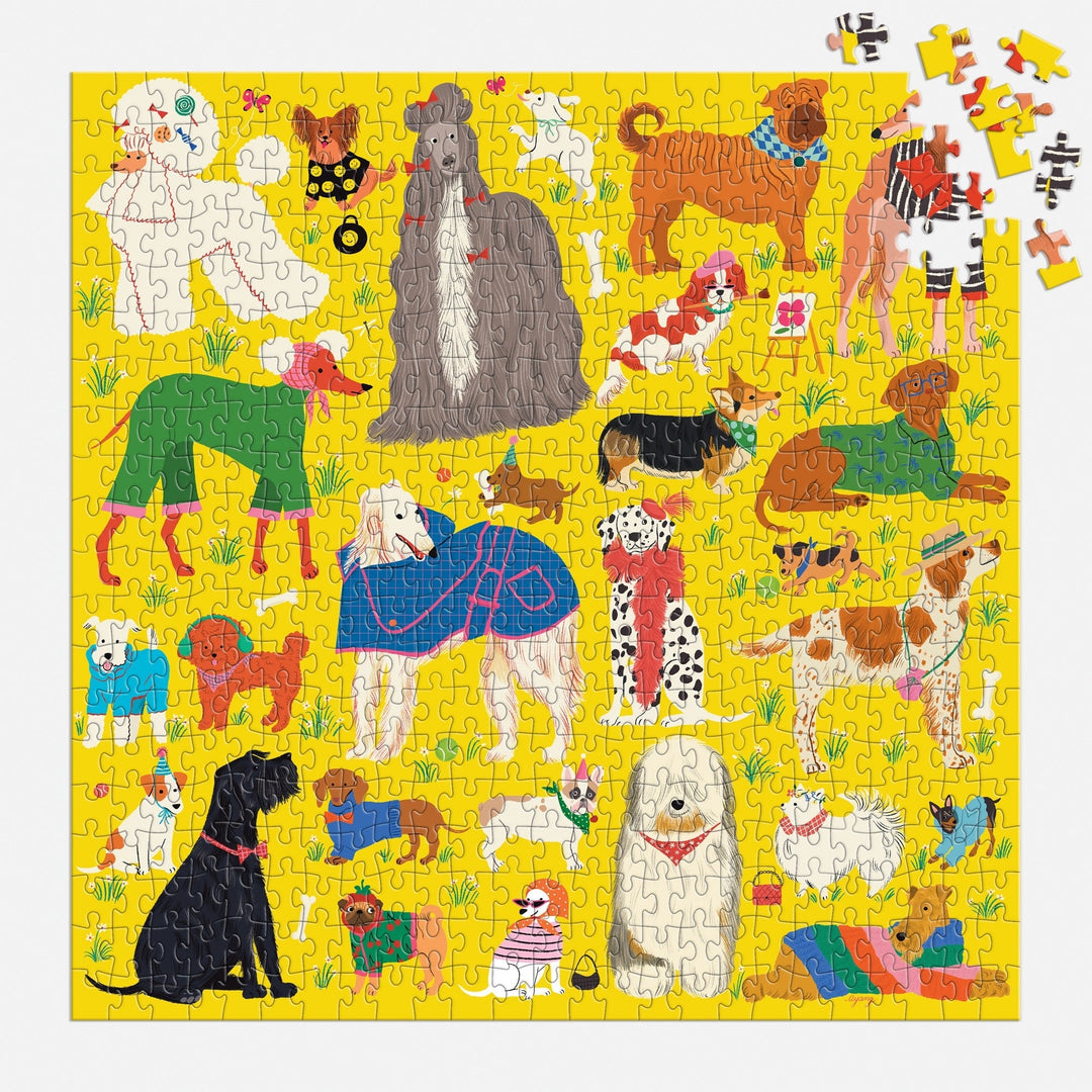 Fashionable Dogs 500 Piece Puzzle Jigsaw Puzzle Ayang Cempaka 