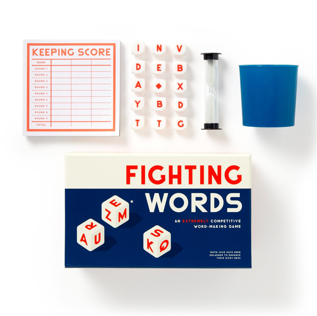 Fighting Words Dice Game Games Brass Monkey Goods 