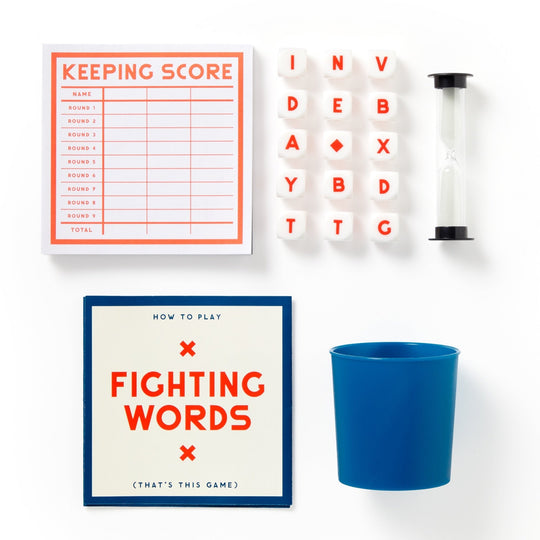 Fighting Words Dice Game Games Brass Monkey Goods 