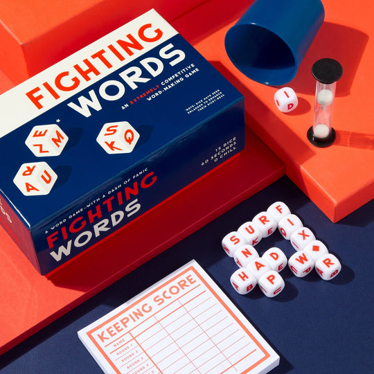 Fighting Words Dice Game Games Brass Monkey Goods 