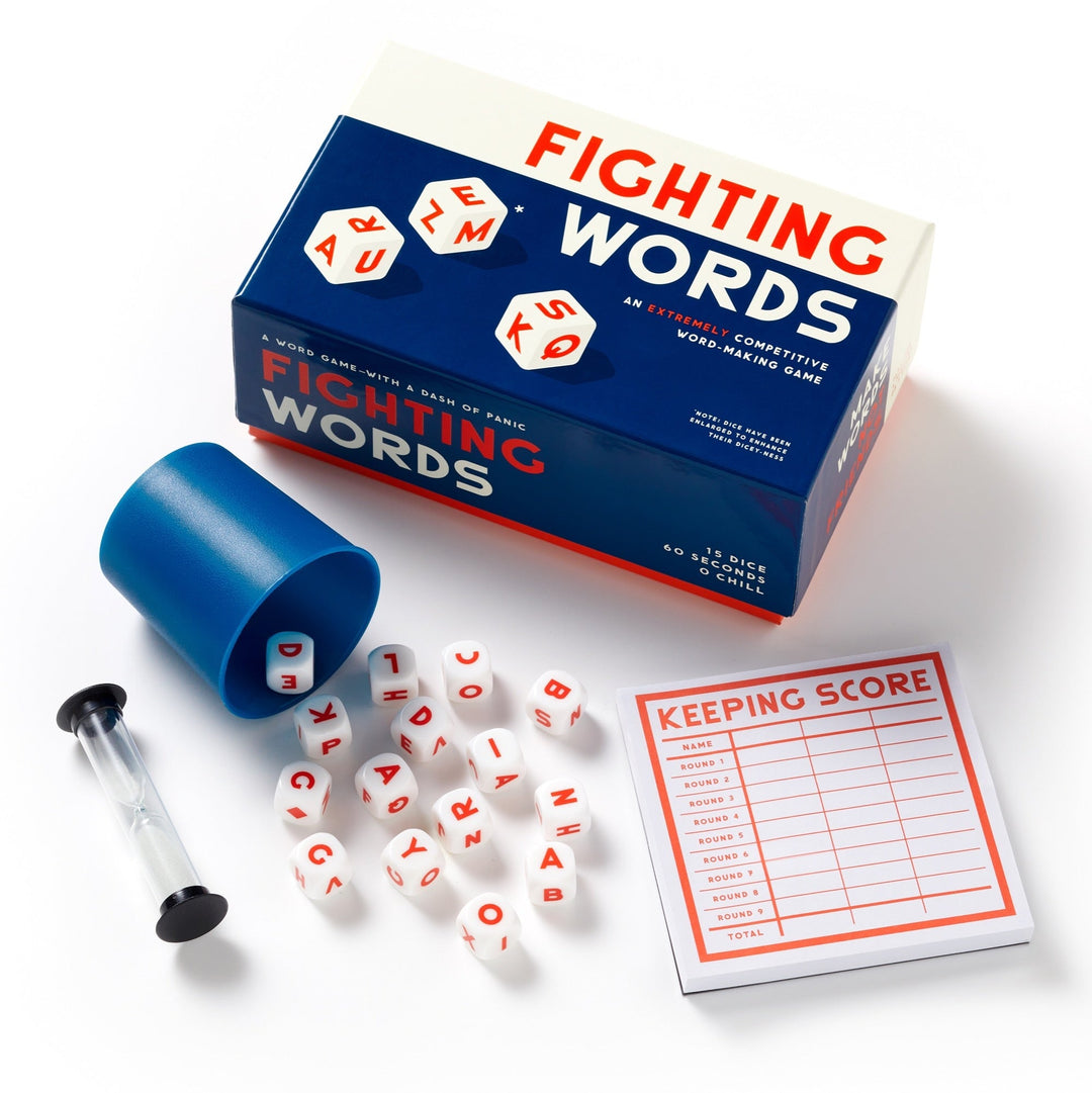 Fighting Words Dice Game Games Brass Monkey Goods 