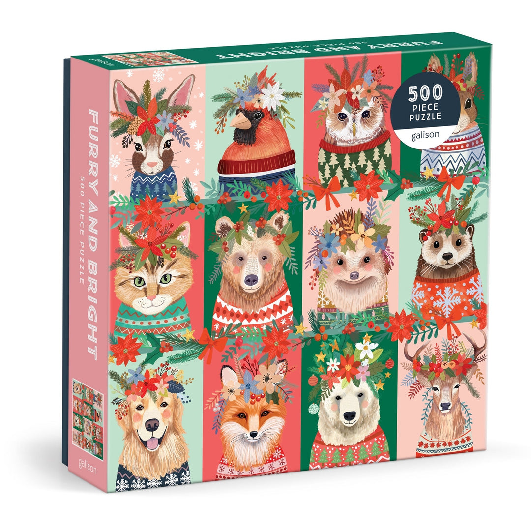 Furry And Bright 500 Piece Puzzle Jigsaw Puzzle Mia Charro 