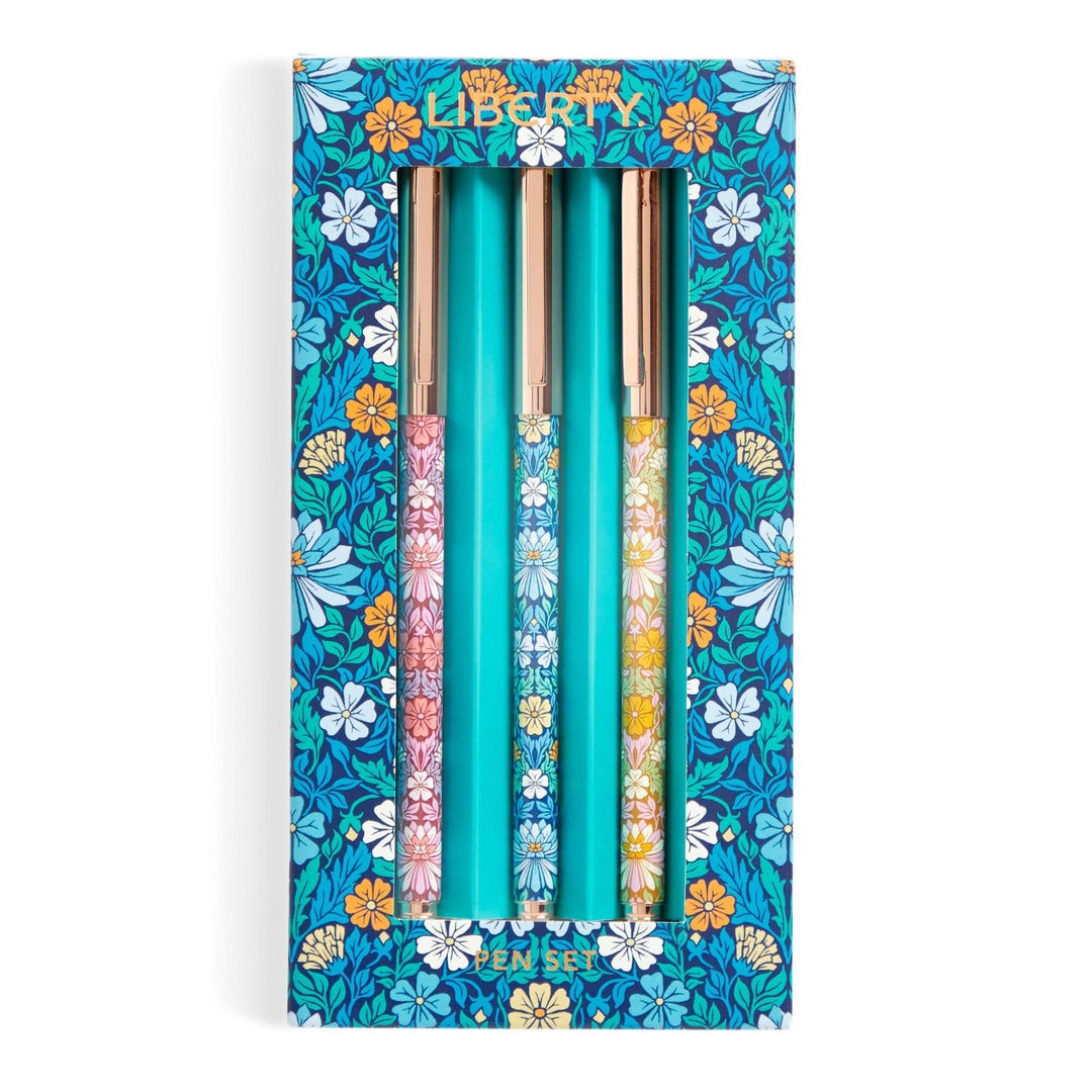 Liberty Moon Flower Pen Set Pencils & Pens Liberty London 