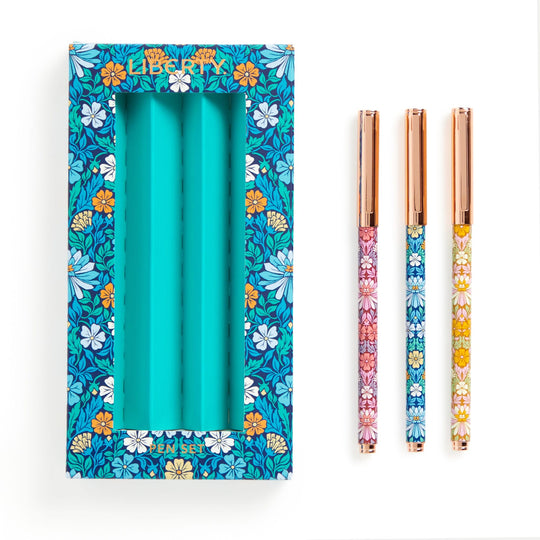 Liberty Moon Flower Pen Set Pencils & Pens Liberty London 