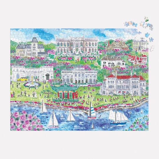 Michael Storrings Newport Mansions 1000 Piece Puzzle Jigsaw Puzzle Michael Storrings 