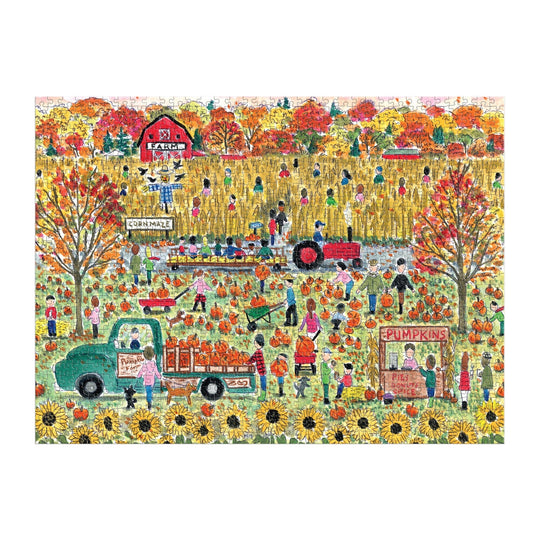 Michael Storrings Pumpkin Patch 1000 Piece Puzzle Jigsaw Puzzle Michael Storrings 