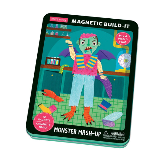 Monster Mash-Up Magnetic Build-It Magnetic Tin Playsets Jean Claude 