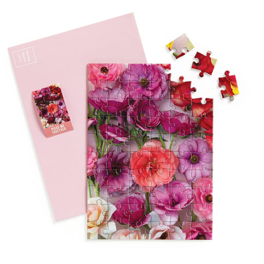 Ranunculus Greeting Card Puzzle Jigsaw Puzzle Christine Chitnis 