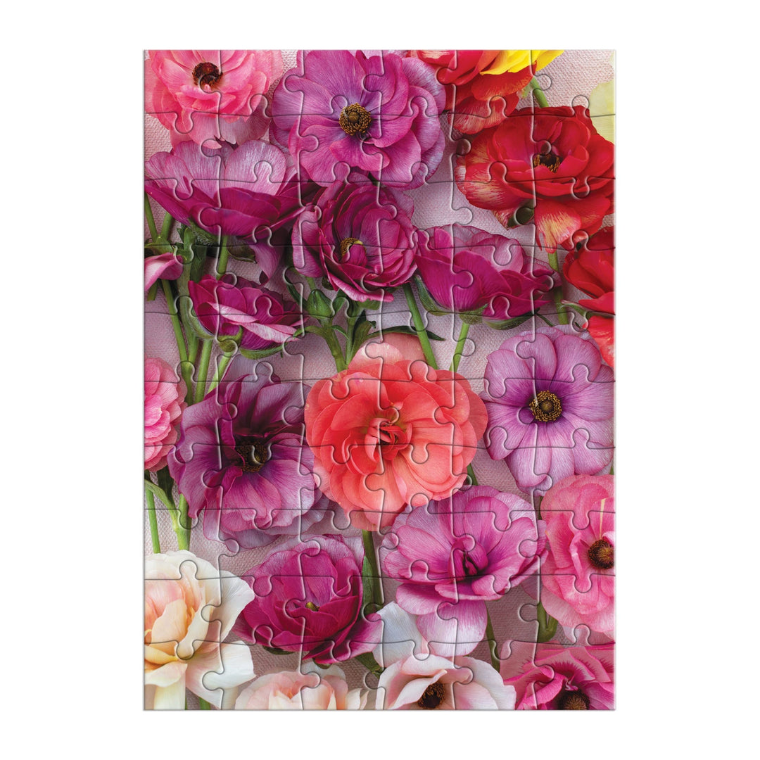 Ranunculus Greeting Card Puzzle Jigsaw Puzzle Christine Chitnis 