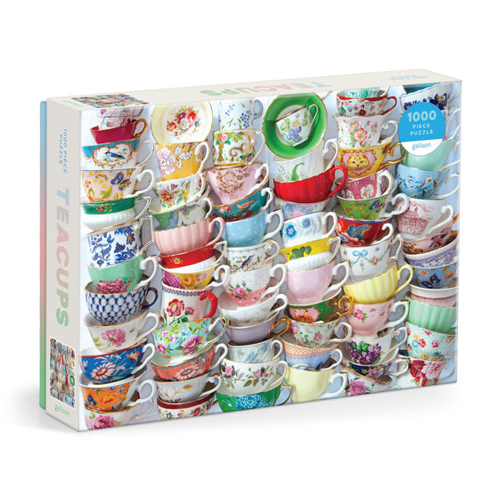 Teacups 1000 Piece Puzzle 1000 Piece Puzzles Julie Seabrook Ream 