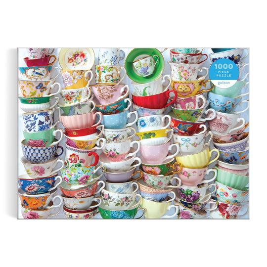 Teacups 1000 Piece Puzzle 1000 Piece Puzzles Julie Seabrook Ream 