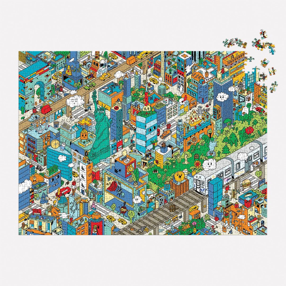 Uncovering New York City Search and Find 1000 Piece Puzzle 1000 Piece Puzzles Hyesu Lee 