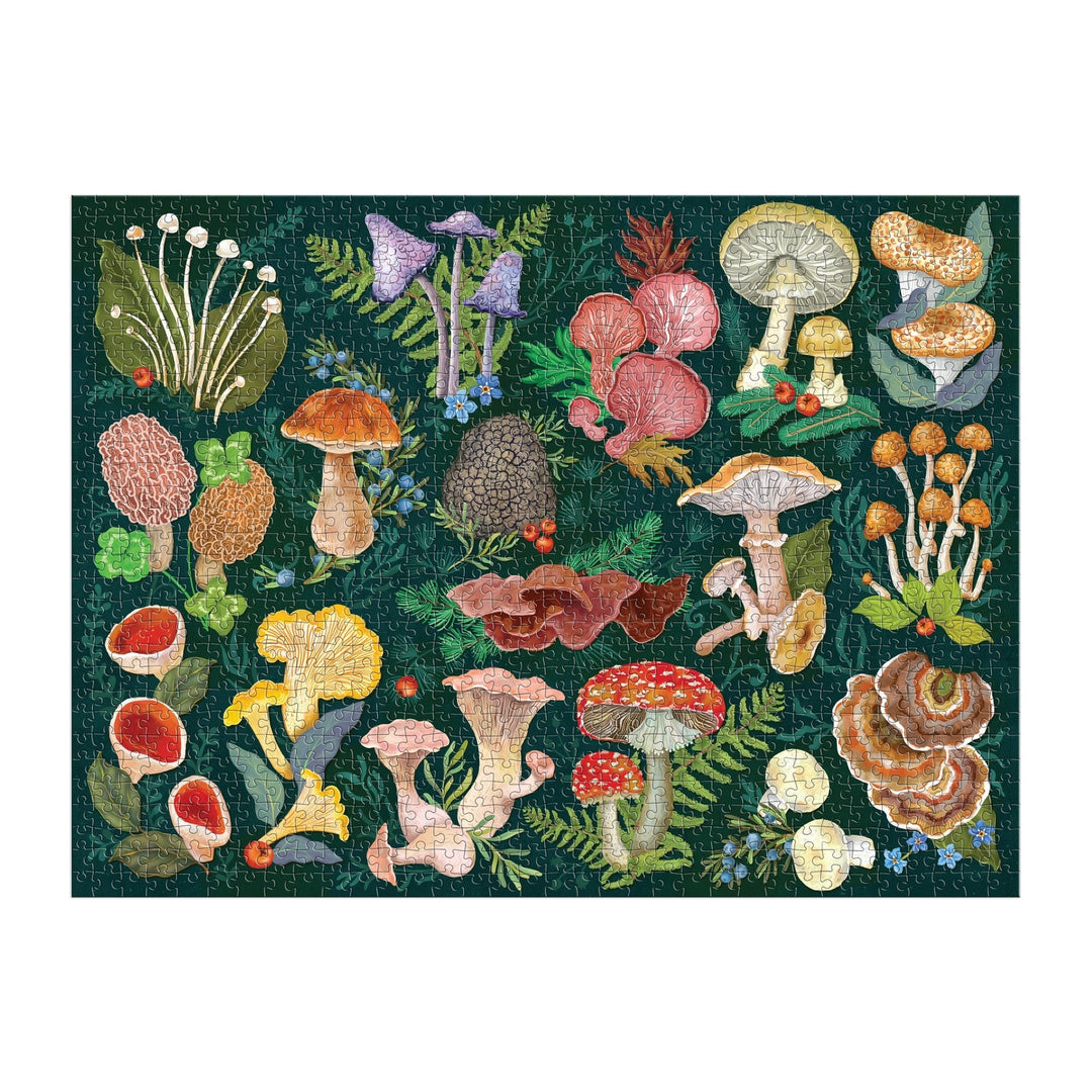 World of Mushrooms 1000 Piece Puzzle Jigsaw Puzzle Olga Akbarova 