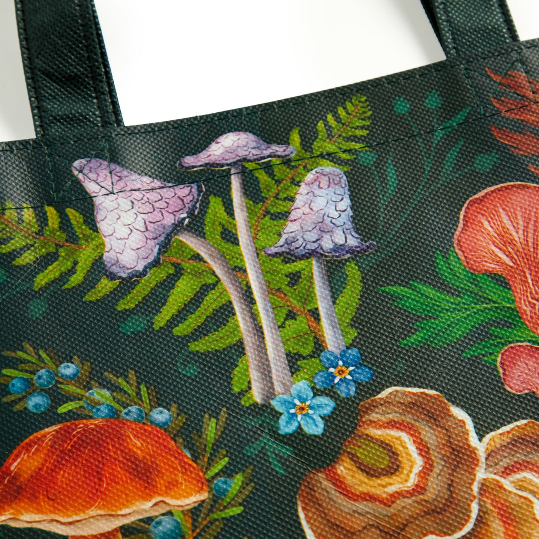 World of Mushrooms Reusable Shopping Bag Tote Bag Olga Akbarova 