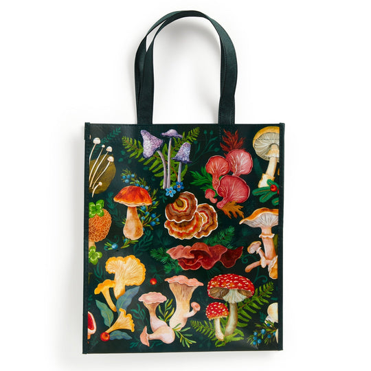 World of Mushrooms Reusable Shopping Bag Tote Bag Olga Akbarova 