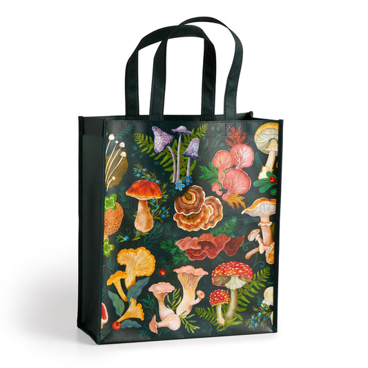 World of Mushrooms Reusable Shopping Bag Tote Bag Olga Akbarova 