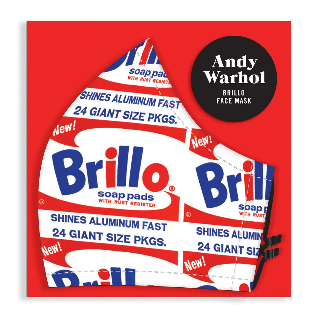 Andy Warhol Brillo Face Mask Face Masks Andy Warhol Collection 